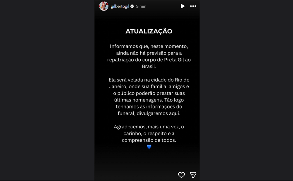 Gilberto Gil sobre Preta